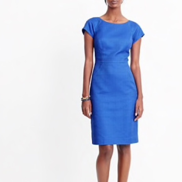 J. Crew Factory Dresses & Skirts - J. Crew Factory Basketweave Dress Blue Size 0
